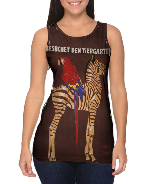 Ludwig Hohlwein - "Besuchet, The Zoo" (1912)&nbsp;Womens Tank Top
