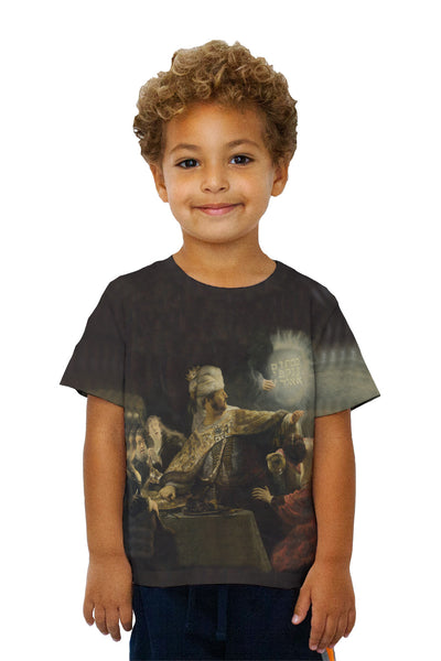 Kids Rembrandt - "Belshazzar_#_s Feast" (1635)&nbsp;Kids T-Shirt