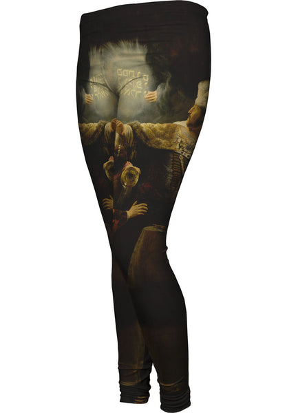 Rembrandt - "Belshazzar_#_s Feast" (1635)&nbsp;Womens Leggings