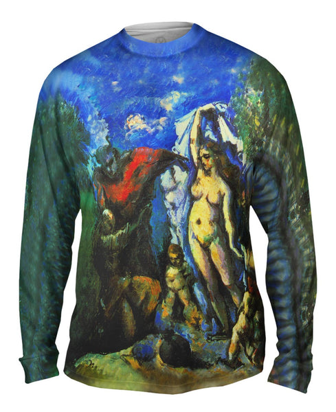 Paul Cezanne - "The Temptation of St. Anthony" Mens Long Sleeve