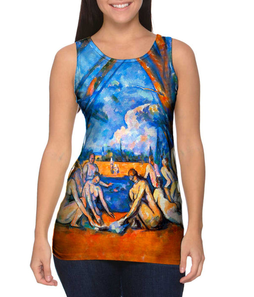 Paul Cezanne - "Large Bathers" (1906) Womens Tank Top