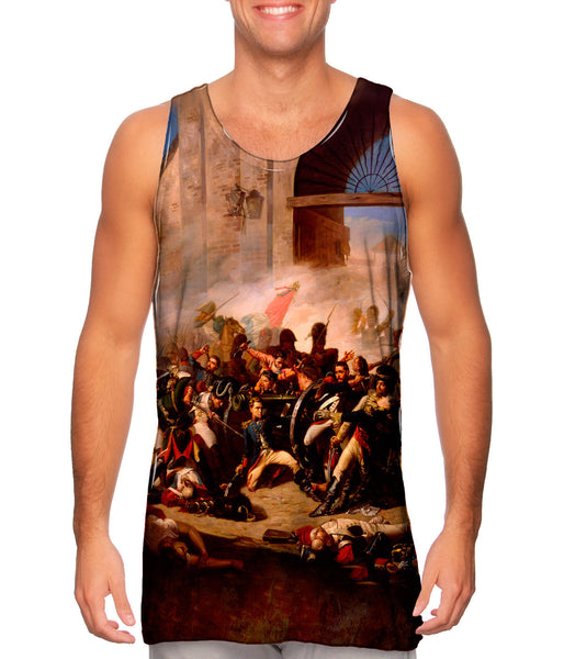 Manuel Castellano - Muerte de Daoiz y defensa del parque de artillería por el pueblo de Madrid el 2 de mayo de 1808 (1862)&nbsp;Mens Tank Top