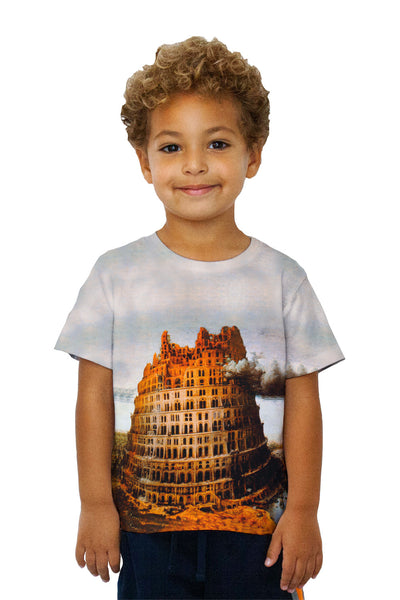 Kids Bruegel - "Babel Tower" (1563)&nbsp;Kids T-Shirt