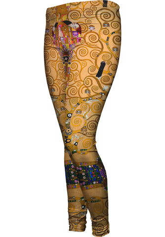 Gustav Klimt The Embrace Leggings for Sale by NewNomads