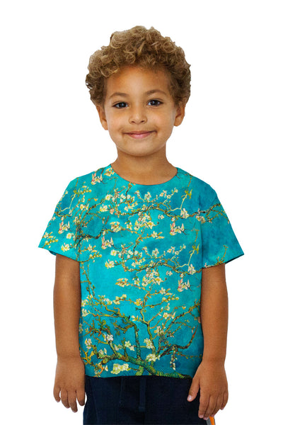 Kids Van Gogh - "Blossoming Almond Tree" (1890) Kids T-Shirt
