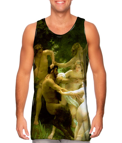 William Adolphe Bouguereau - "Nymphs and Satyr" (1873)&nbsp;Mens Tank Top