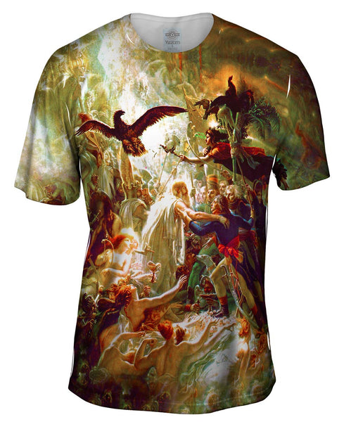 Anne-Louis Girodet de Roussy-Trioson - "Apotheosis of French Soldiers Fallen In The Liberation War" Mens T-Shirt