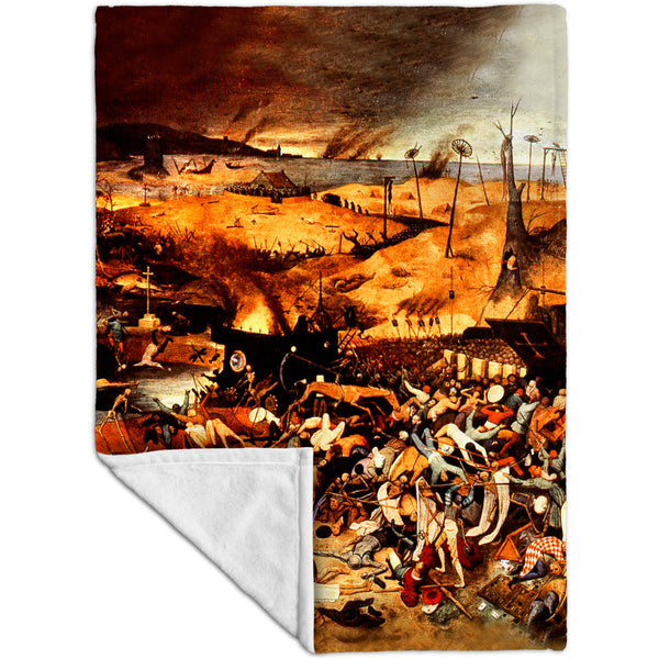 Bruegel - "Triumph of Death" (1562) Fleece Blanket