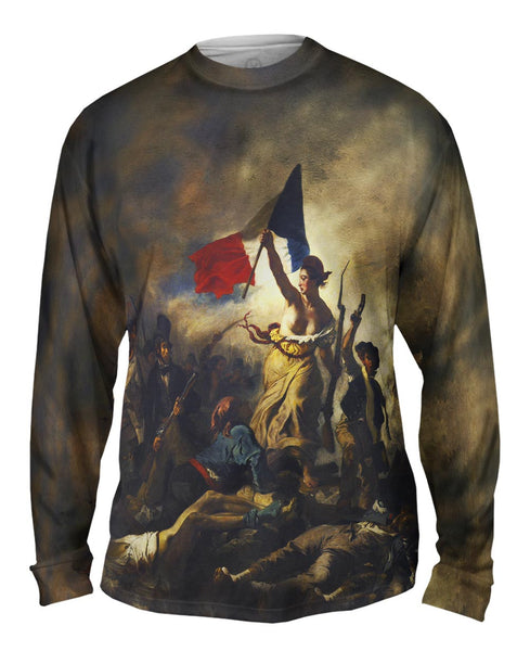 Eugene Delacroix - "La Liberte guidant le peuple (Liberty Leading the People)" Mens Long Sleeve