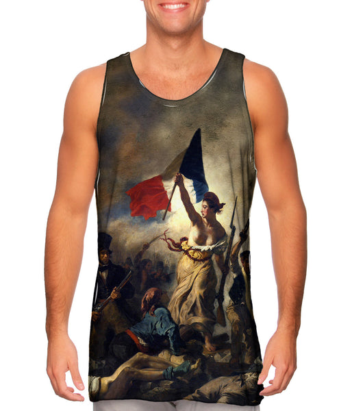 Eugene Delacroix - "La Liberte guidant le peuple (Liberty Leading the People)" Mens Tank Top