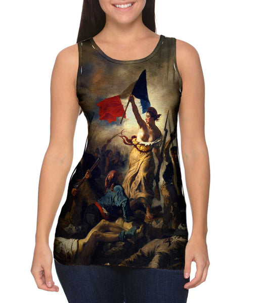 Eugene Delacroix - "La Liberte guidant le peuple (Liberty Leading the People)" Womens Tank Top