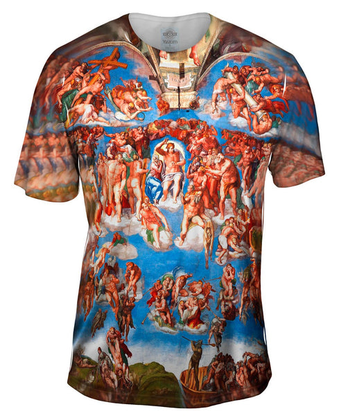 Michelangelo - "Universal Judgement" (1541-Cappella Sistina-Roma) Mens T-Shirt