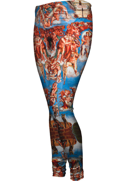 Michelangelo - "Universal Judgement" (1541-Cappella Sistina-Roma)&nbsp;Womens Leggings
