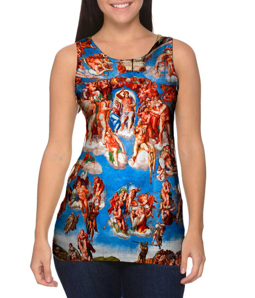 Michelangelo - "Universal Judgement" (1541-Cappella Sistina-Roma)&nbsp;Womens Tank Top