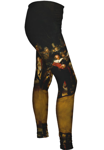 Rembrandt - "De Nachtwacht (Nightwatch)" (1642)&nbsp;Womens Leggings