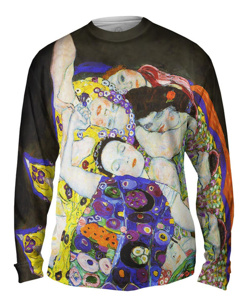 Gustav Klimt - "The Virgin" (1913-National Gallery-Prague) Mens Long Sleeve