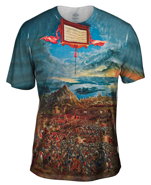 Altdorfer - "Die Alexanderschlacht-The Battle of Alexander the Great" (1529) Mens T-Shirt