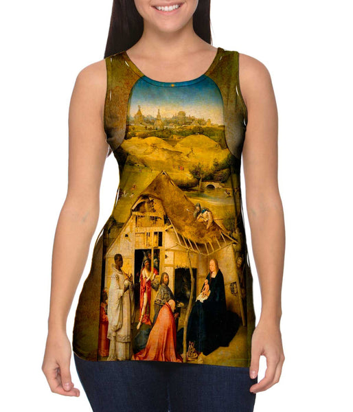 Hieronymus Bosch - "The Adoration of the Magi" (1510) Womens Tank Top