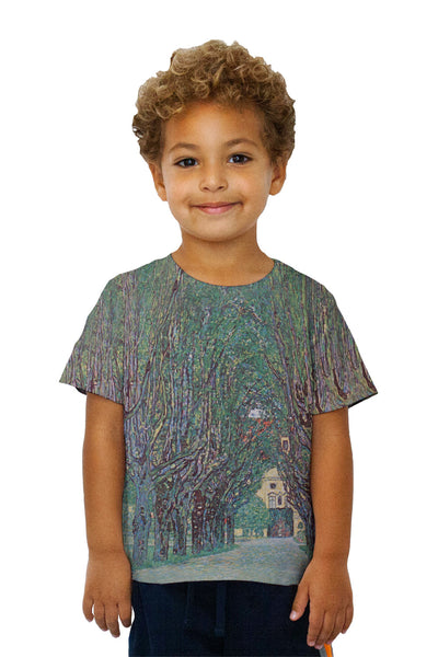 Kids Gustav Klimt - "Avenue Schloss Kaven" (1912)&nbsp;Kids T-Shirt