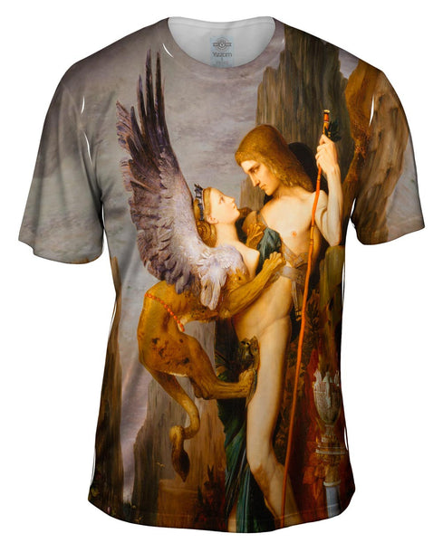 Gustave Moreau - "Oedipus and the Sphinx" (1864) Mens T-Shirt