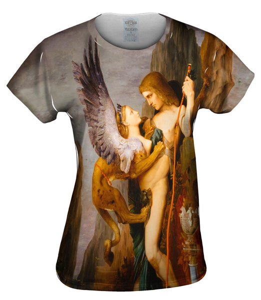 Gustave Moreau - "Oedipus and the Sphinx" (1864) Womens Top