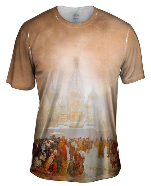 Mucha - "The Abolition of Serfdom in Russia" (1914) Mens T-Shirt