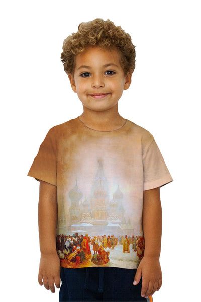 Kids Mucha - "The Abolition of Serfdom in Russia" (1914)&nbsp;Kids T-Shirt