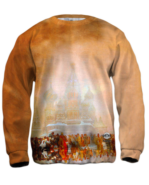 Mucha - "The Abolition of Serfdom in Russia" (1914) Mens Sweatshirt