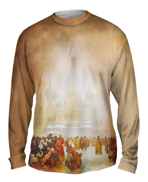 Mucha - "The Abolition of Serfdom in Russia" (1914) Mens Long Sleeve