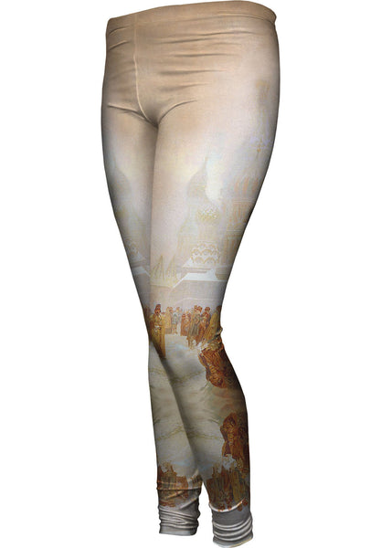 Mucha - "The Abolition of Serfdom in Russia" (1914)&nbsp;Womens Leggings