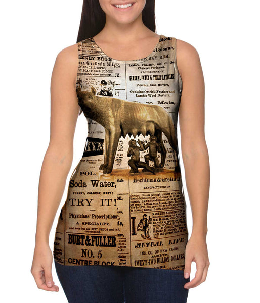 The Capitoline Wolf Womens Tank Top