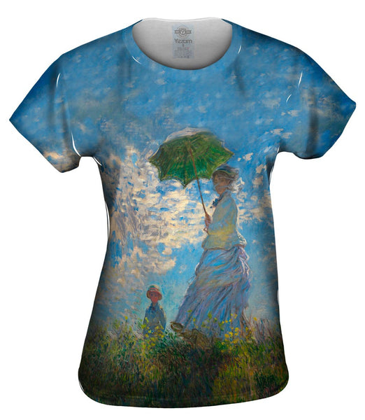 Monet -"Woman with a Parasol" (1875)&nbsp;Womens Top