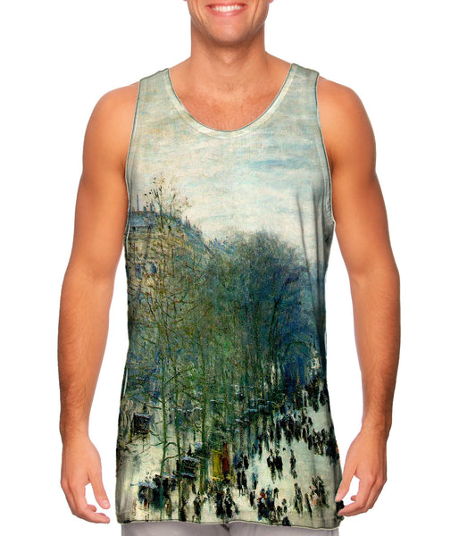 Monet -"Boulevard des Capucines" (1874)&nbsp;Mens Tank Top