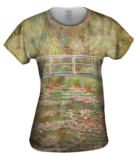 Monet -"Bridge Over Water Lilies" (1899) Womens Top