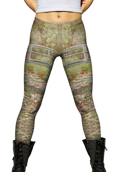 Monet -"Bridge Over Water Lilies" (1899)&nbsp;Womens Leggings