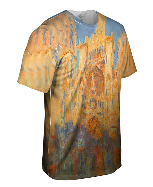 Monet -"Rouen Cathedral Sunset" (1893)&nbsp;Mens T-Shirt