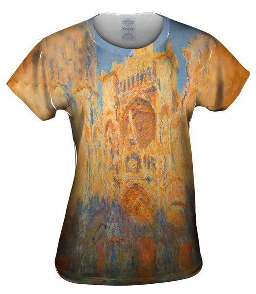 Monet -"Rouen Cathedral Sunset" (1893) Womens Top