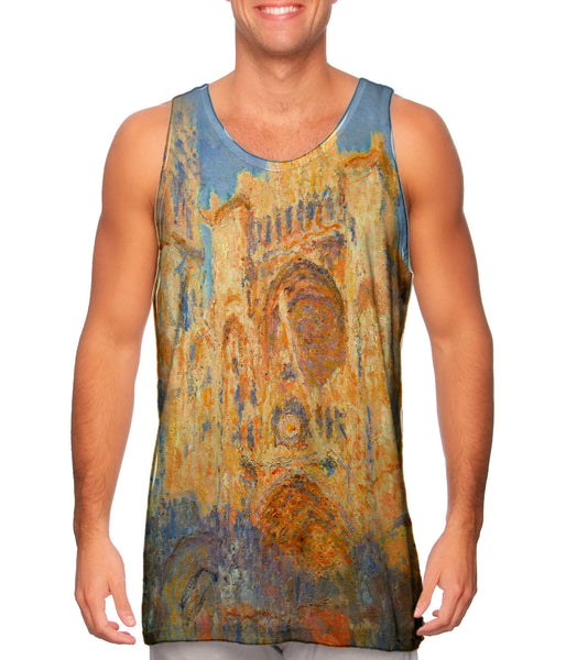 Monet -"Rouen Cathedral Sunset" (1893)&nbsp;Mens Tank Top
