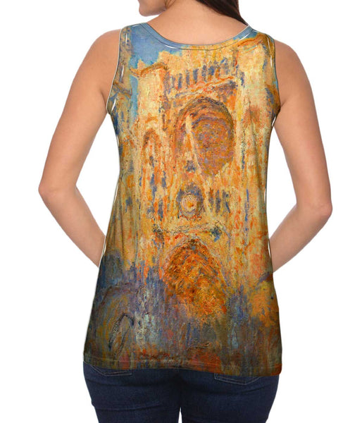 Monet -"Rouen Cathedral Sunset" (1893)&nbsp;Womens Tank Top