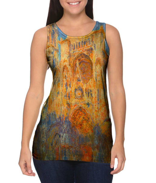 Monet -"Rouen Cathedral Sunset" (1893)&nbsp;Womens Tank Top