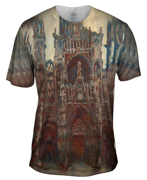 Monet -"Roun Cathedral Evening" (1894) Mens T-Shirt