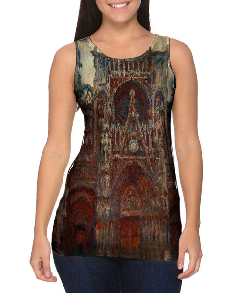 Monet -"Roun Cathedral Evening" (1894)&nbsp;Womens Tank Top