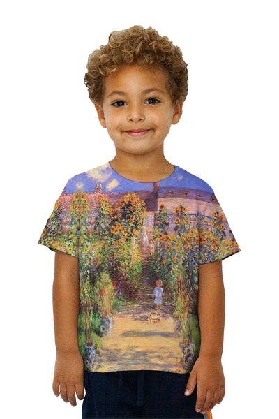 Kids Monet -"Garden at Vetheuil" (1880)&nbsp;Kids T-Shirt