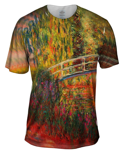 Monet -"Water Lily Pond" (1900) Mens T-Shirt