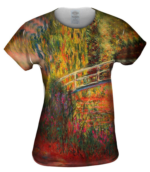 Monet -"Water Lily Pond" (1900) Womens Top