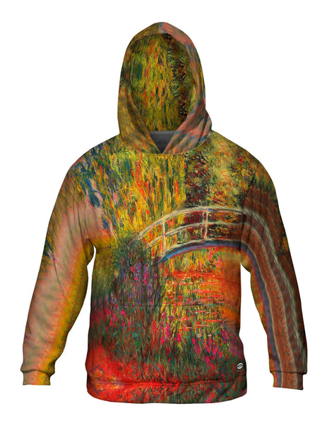 Monet -"Water Lily Pond" (1900) Mens Hoodie Sweater