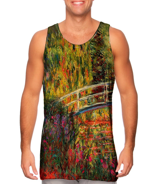 Monet -"Water Lily Pond" (1900) Mens Tank Top