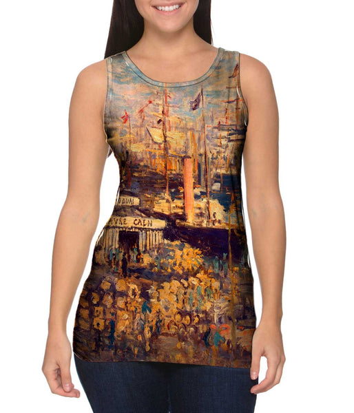 Monet -"Grand Quai at Havre" (1872)&nbsp;Womens Tank Top