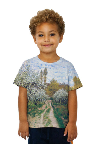 Kids Monet -"Trees in Bloom" (1872)