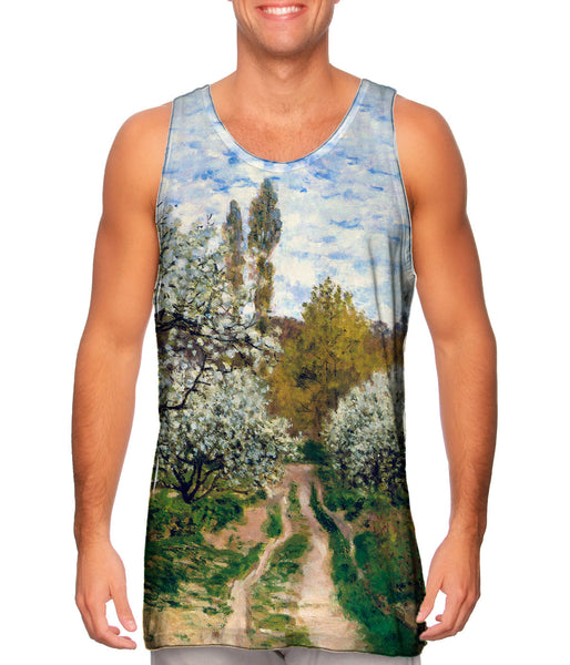 Monet -"Trees in Bloom" (1872)&nbsp;Mens Tank Top